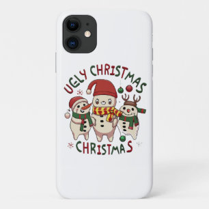 white Christmas ;UGLY CHRISTMAS iPhone 11 Case