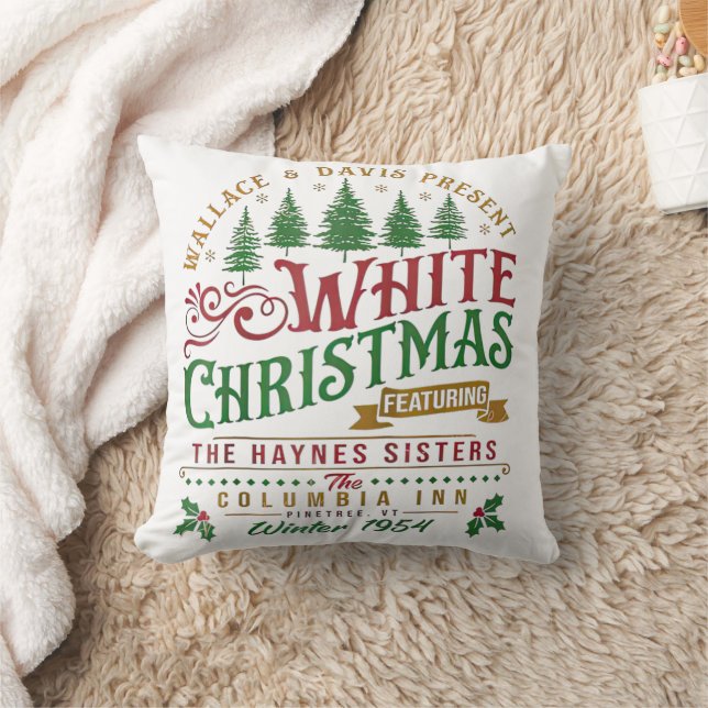 White Christmas Wallace And Davis Haynes Sister Cushion (Blanket)