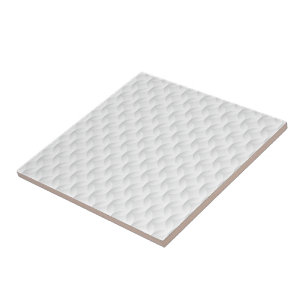 White circle embossed ceramic tile