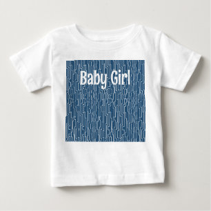 White Circuit Lines  Baby T-Shirt