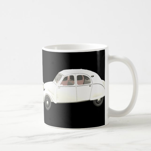 White Citroen 2CV Coffee Mug (Right)