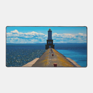 White City Lighthouse Desk Mat