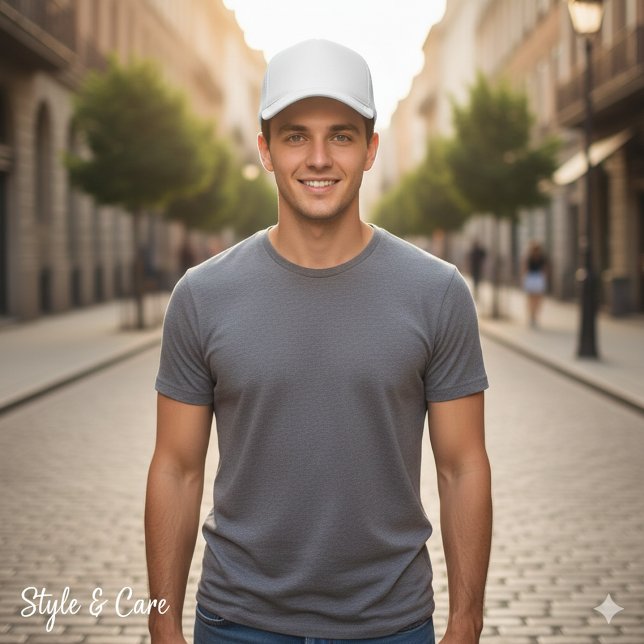 White Classic Simple Solid Colour Trucker Hat (White Classic Simple Solid Color Trucker Hat)