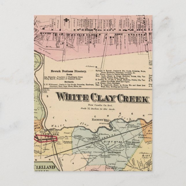 White Clay Creek, Newark Postcard (Front)