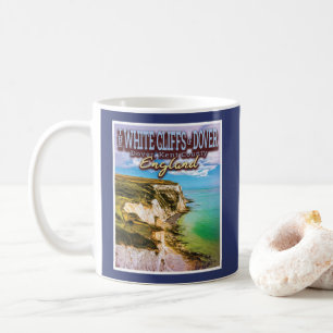 WHITE CLIFFS OF DOVER - DOVER KENT ENGLAND  COFFEE MUG