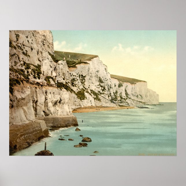 White Cliffs of Dover, Kent England Archival Print (Front)