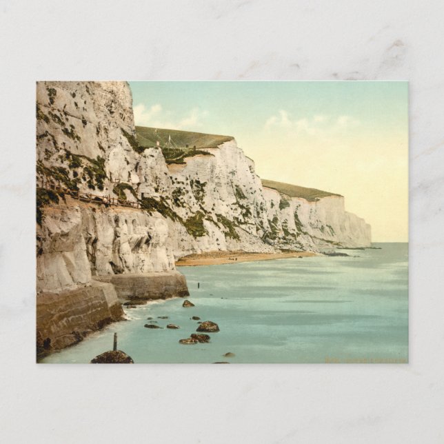 White Cliffs of Dover, Kent, England Postcard (Front)