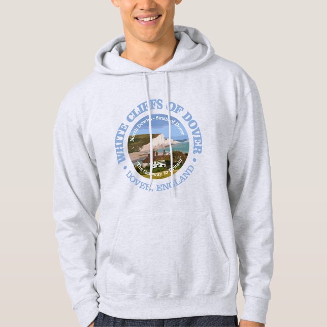 White Cliffs of Dover (rd) Hoodie (Front)