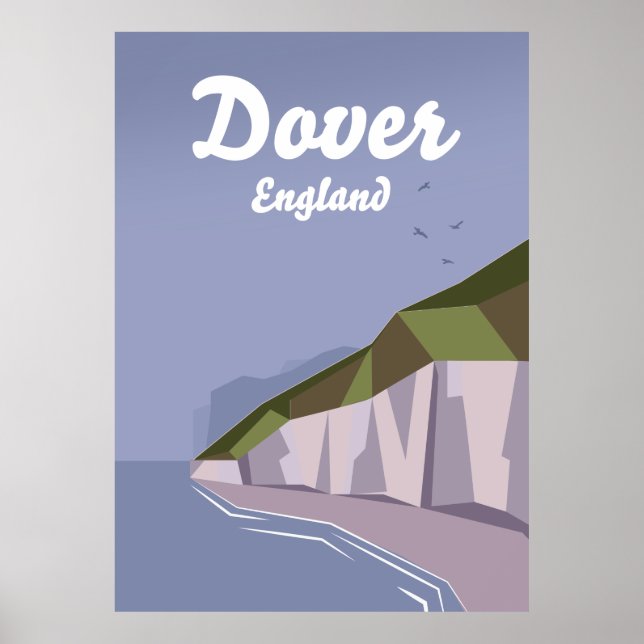 White Cliffs of Dover travel poster (Front)