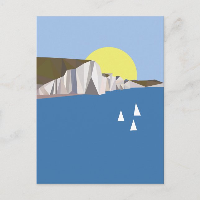 White Cliffs Summer Postcard (Front)