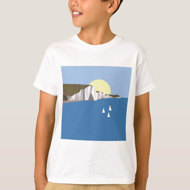 White Cliffs Summer T-Shirt (Front)