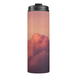 WHITE CLOUDS AND BLUE SKY THERMAL TUMBLER
