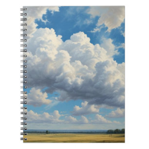 White Clouds and Clear Blue Sky Notebook