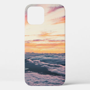 WHITE CLOUDS AT GOLDEN HOUR iPhone 12 CASE