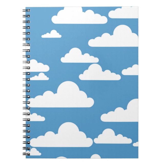 WHITE CLOUDS NOTEBOOK (Front)