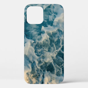 WHITE CLOUDS ON BLUE SKY iPhone 12 CASE