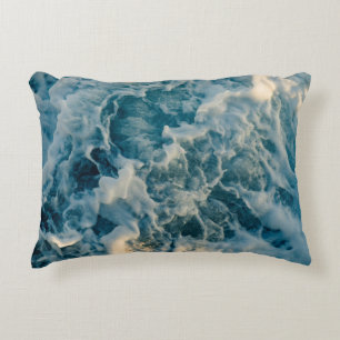 WHITE CLOUDS ON BLUE SKY DECORATIVE CUSHION
