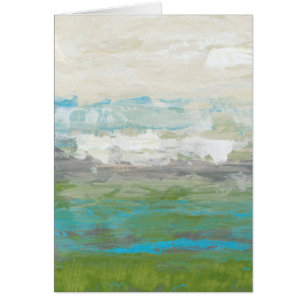 White Clouds Overlooking Beautiful Landscape