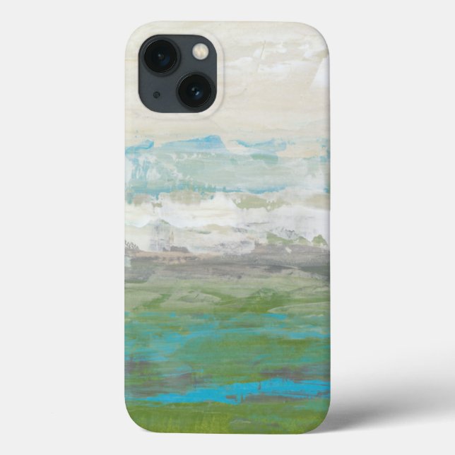 White Clouds Overlooking Beautiful Landscape Case-Mate iPhone Case (Back)