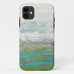 White Clouds Overlooking Beautiful Landscape iPhone 11 Case