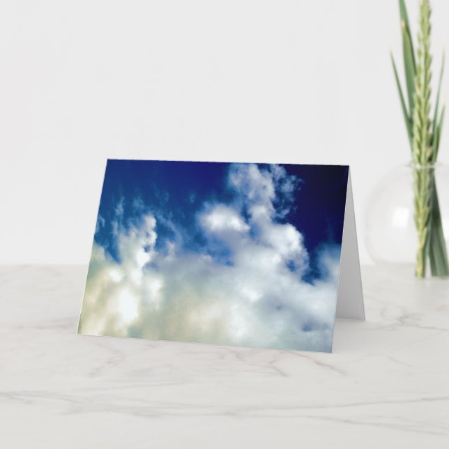 White Clouds & Sky Card (Front)