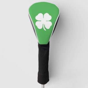 White Clover Leaf Driver Cover