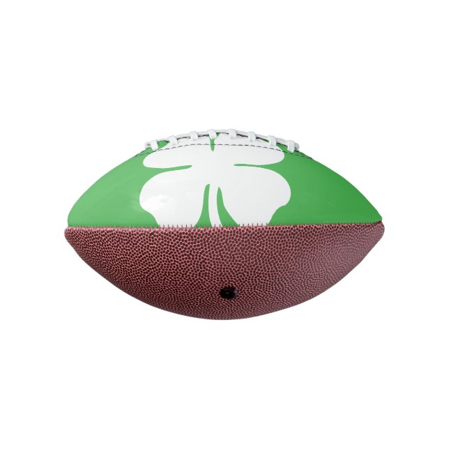 White Clover Leaf Mini Football (Rotated 270)