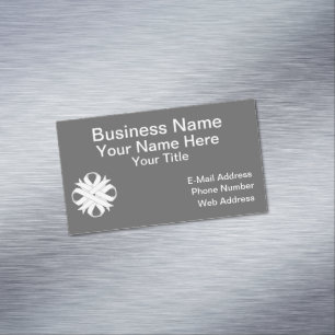 White Clover Ribbon by Kenneth Yoncich Magnetic Business Card