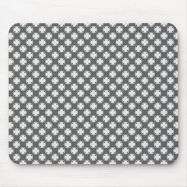 White Clover Ribbon by Kenneth Yoncich Mouse Pad (Front)