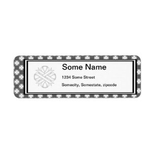 White Clover Ribbon by Kenneth Yoncich Return Address Label