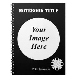 White Clover Ribbon Template by Kenneth Yoncich Notebook
