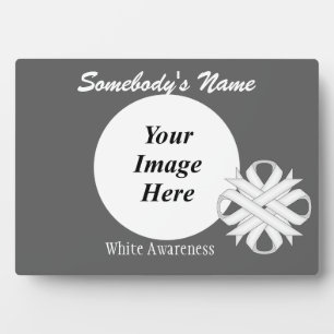 White Clover Ribbon Template by Kenneth Yoncich Plaque