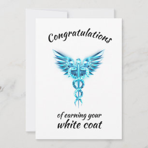 White Coat Ceremony Crystal Medical Invitation