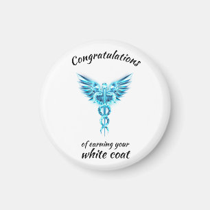 White Coat Ceremony Crystal Medical  Magnet