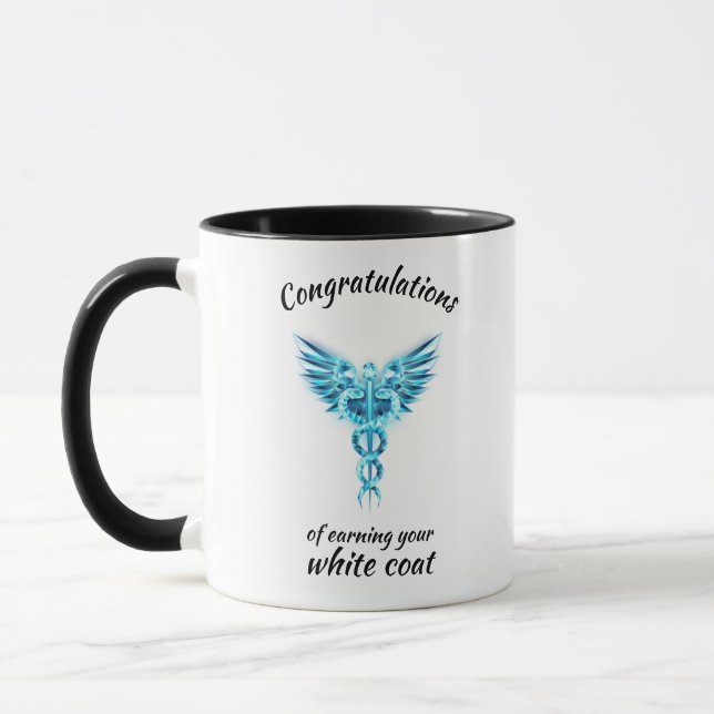 White Coat Ceremony Crystal Medical  Mug (Left)