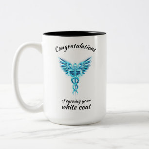 White Coat Ceremony Crystal Medical  Two-Tone Coffee Mug
