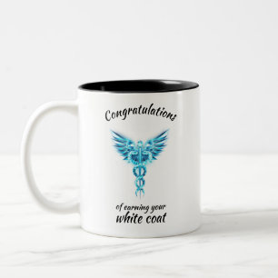 White Coat Ceremony Crystal Medical  Two-Tone Coffee Mug