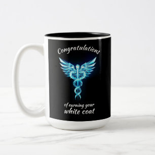 White Coat Ceremony Crystal Medical  Two-Tone Coffee Mug