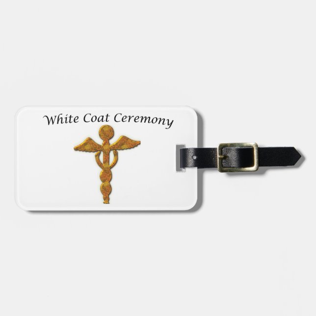 White Coat Ceremony Gold Medical, Tag (Front Horizontal)