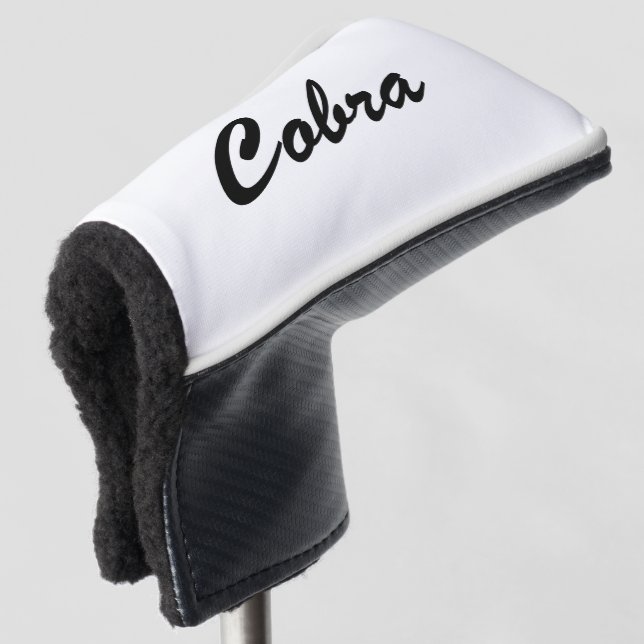 White Cobra Golf Head Cover (3/4 Front)