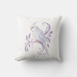 White Cockatiel Cushion