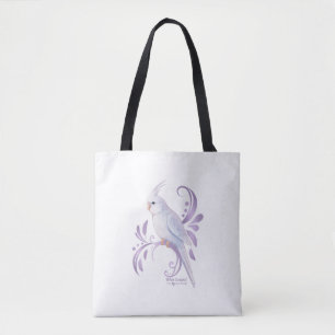 White Cockatiel Tote Bag