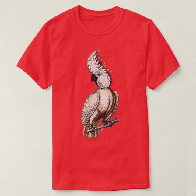 White cockatoo tropical parrot 3 T-Shirt (Design Front)