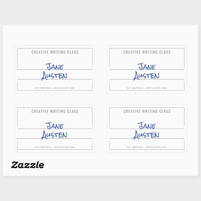 White College Composition Notebook Label (Sheet)