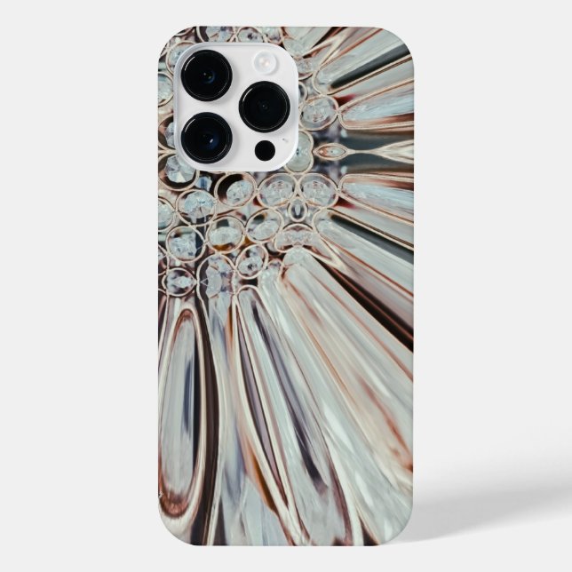White Colour Abstract Flower iPhone Case (Back)