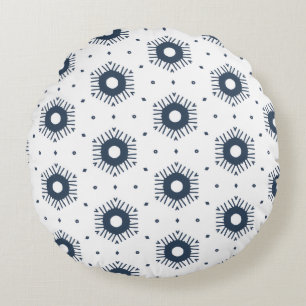 White colour  Round Pillow