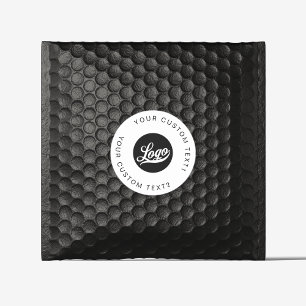 White Company logo Business Brand custom Classic Round Sticker