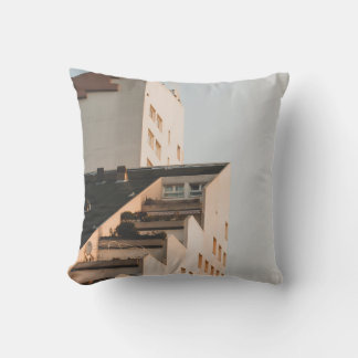WHITE CONCRETE BUILDING CUSHION