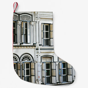WHITE CONCRETE BUILDING DURING DAYTIME-4 SMALL CHRISTMAS STOCKING