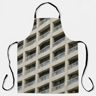 White concrete building during daytime apron